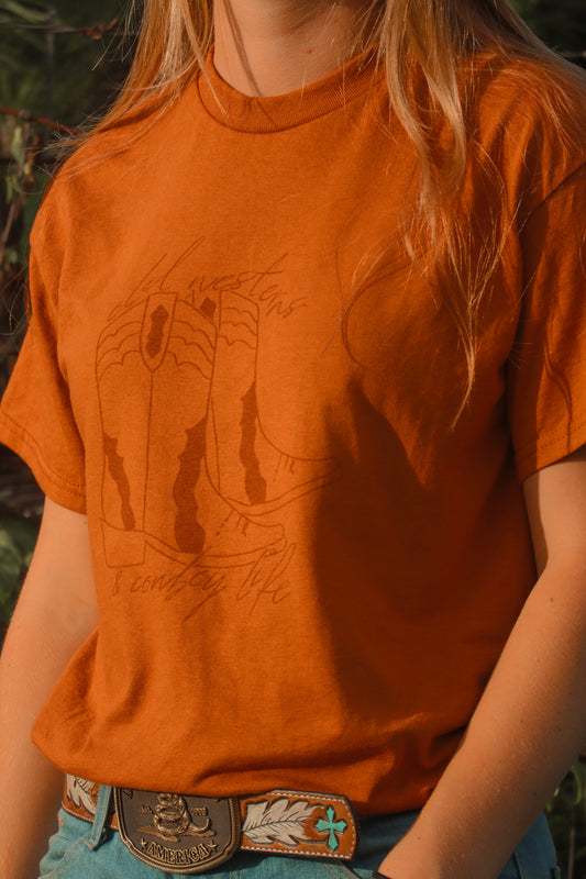 Old Westerns Vintage Style Tee